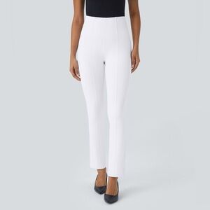 HALARA Flex SculptKnit High Waisted Tummy Control Work White yoga pants